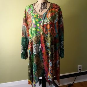 Boho Tunic or Dress 3x